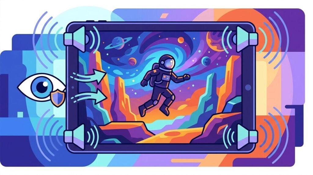 Calidad de imagen y fluidez para series y juegos